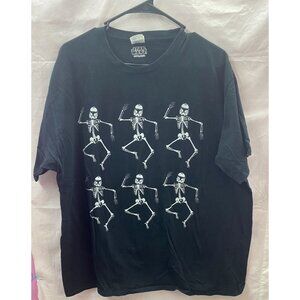 Port & Company Star Wars Black Unisex 2Xl Skelton Storm Troopers T-Shirt